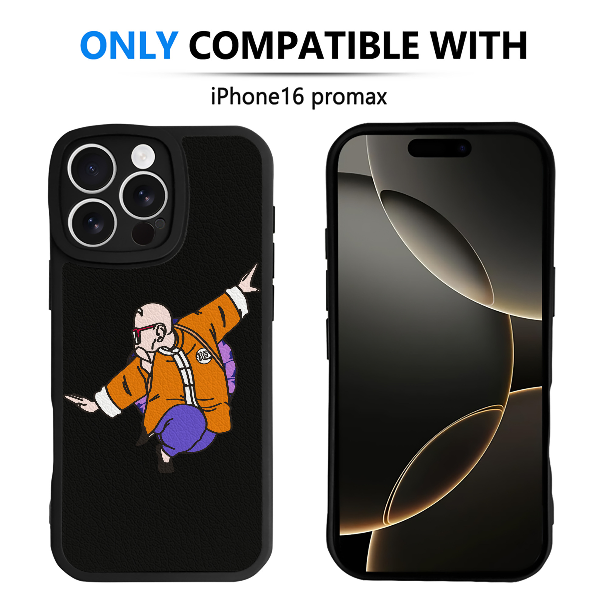 （画像用） ドラゴンボール 亀仙人（かめせんにん） DRAGON BALL Master Roshi Kame Sennin 【iPhone 16シリーズ対応】シリコンスマホケース（レザー調） 材質：シリコン